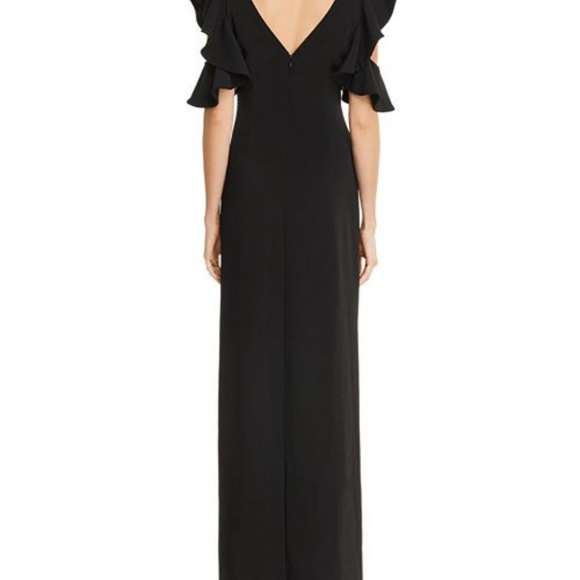 Laundry By Shelli Segal Dresses Laundry Black Ruffled Coldshoulder